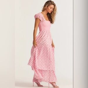 NWT LOVESHACKFANCY Anzie Tiered Maxi Dress